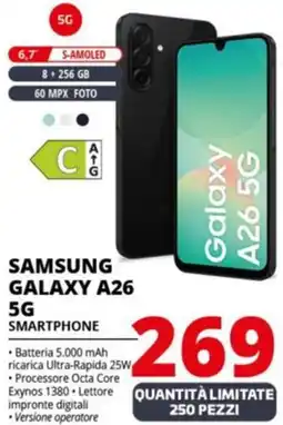 Comet SAMSUNG GALAXY A26 5G offerta