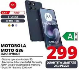 Comet MOTOROLA MOTO G86 SMARTPHONE offerta