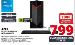 Comet ACER DESKTOP GAMING NITRO N50-656 offerta