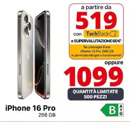 Comet iPhone 15 Pro 256 GB offerta
