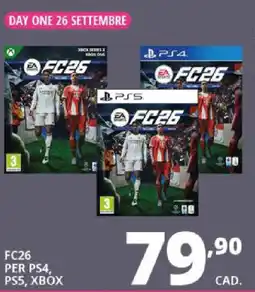 Comet FC26 PER PS4, CAD. PS5, XBOX PSS offerta
