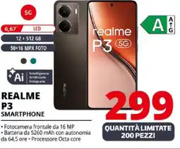 Comet REALME P3 Smartphone offerta