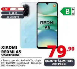 Comet XIAOMI REDMI A5 Smartphone offerta