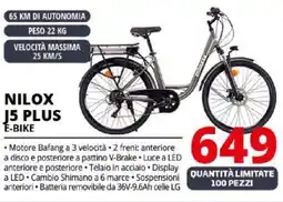 Comet NILOX J5 plus e-bike offerta
