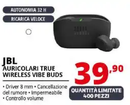 Comet JBL Auricolari true wireless vibe buds offerta