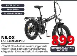 Comet NILOX Fat e-bike X8 pro offerta