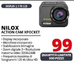 Comet NILOX action cam xpocket offerta