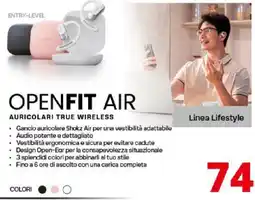 Comet Openfit air auricolari true wireless offerta