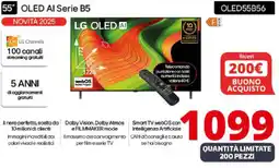Comet LG 55" OLED AI Serie B5 OLED55B56 offerta
