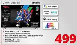 Comet TCL TV Mini LED 55" offerta