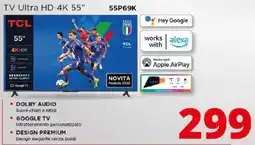 Comet TCl TV Ultra HD 4K 55" offerta