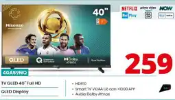 Comet Hisense TV QLED 40" Full HD QLED Display offerta