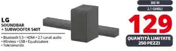 Comet LG SOUNDBAR + SUBWOOFER S40T offerta