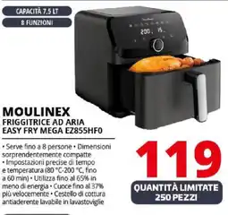 Comet MOULINEX FRIGGITRICE AD ARIA EASY FRY MEGA EZ855HF0 offerta