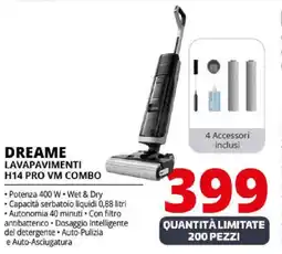 Comet DREAME LAVAPAVIMENTI H14 PRO VM COMBO offerta