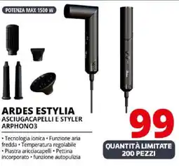 Comet ARDES ESTYLIA ASCIUGACAPELLI E STYLER ARPHONO3 offerta