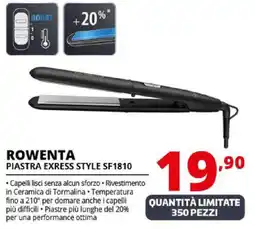 Comet ROWENTA PIASTRA EXRESS STYLE SF1810 offerta