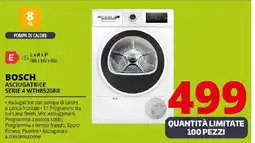 Comet BOSCH ASCIUGATRICE SERIE 4 WTH8520811 offerta