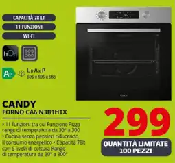 Comet CANDY FORNO CA6 N3B1HTX offerta