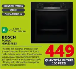 Comet BOSCH Forno HQA334EB3 offerta