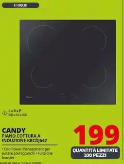 Comet CANDY PIANO COTTURA A INDUZIONE KRCDJ642 offerta