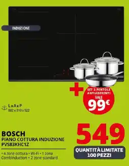 Comet BOSCH PIANO COTTURA INDUZIONE PVS83KHC1Z offerta