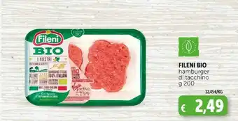 Deco Supermercati Bio i nostri hamburger con tacchino bio offerta