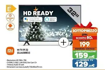 Expert Mi tv pi 32 ela4588eu offerta