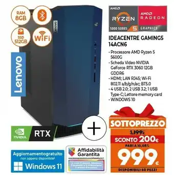 Expert Ideacentre gaming 5 14acn6 offerta