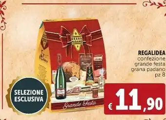 Deco Supermercati Regalidea confezione grande festa grana padano 8 pezzi offerta