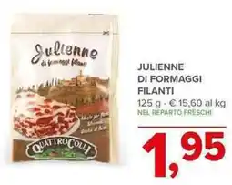 Todis Julienne di formaggi filanti offerta
