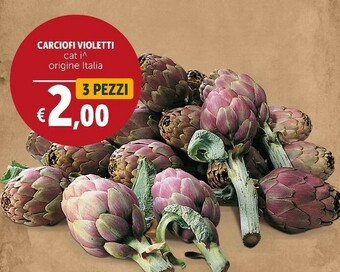 Deco Supermercati Carciofi violetti offerta