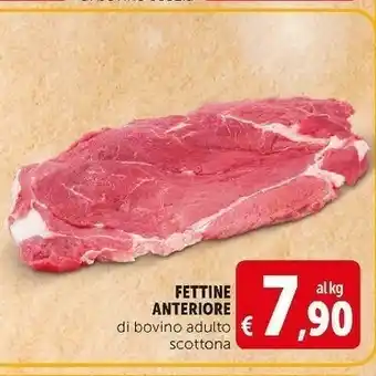 Deco Supermercati Fettine anteriore bovino adulto scottona offerta