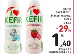 Spazio Conad Kefir sveltesse bianco, fragola offerta