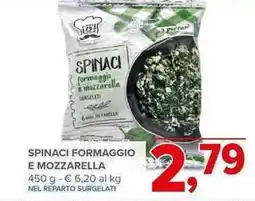 Todis Spinaci formaggio e mozzarella offerta