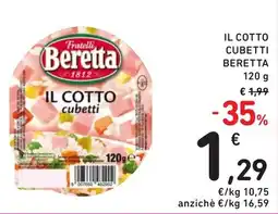 Spazio Conad Il cotto cubetti BERETTA offerta
