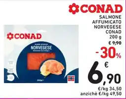 Spazio Conad Salmone affumicato NORVEGESE CONAD offerta