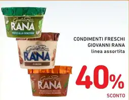 Spazio Conad Condimenti freschi GIOVANNI RANA offerta