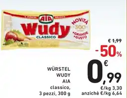 Spazio Conad Würstel wudy ΑΙΑ offerta