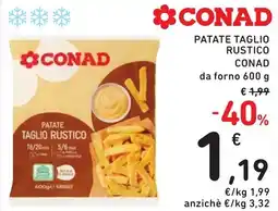 Spazio Conad Patate taglio rustico CONAD offerta