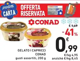 Spazio Conad Gelato i capricci CONAD offerta