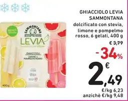Spazio Conad Ghiacciolo levia SAMMONTANA offerta