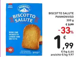 Spazio Conad Biscotto salute PANMONVISO offerta