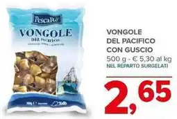 Todis Vongole del pacifico con guscio offerta