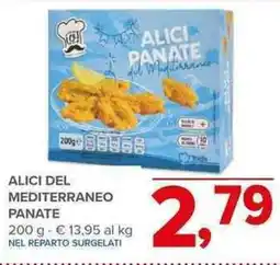 Todis Alici del mediterraneo panate offerta