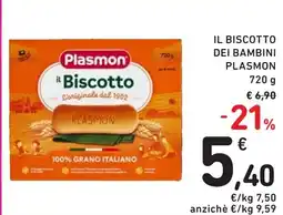 Spazio Conad Il biscotto dei bambini PLASMON offerta