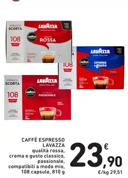 Spazio Conad Caffè espresso LAVAZZA offerta