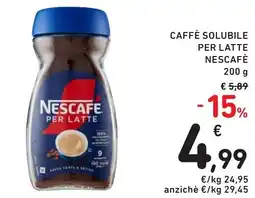 Spazio Conad Caffè solubile per latte NESCAFÈ offerta