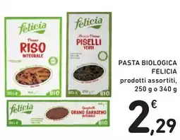Spazio Conad Pasta biologica FELICIA offerta