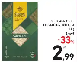 Spazio Conad Riso carnaroli LE STAGIONI D'ITALIA offerta
